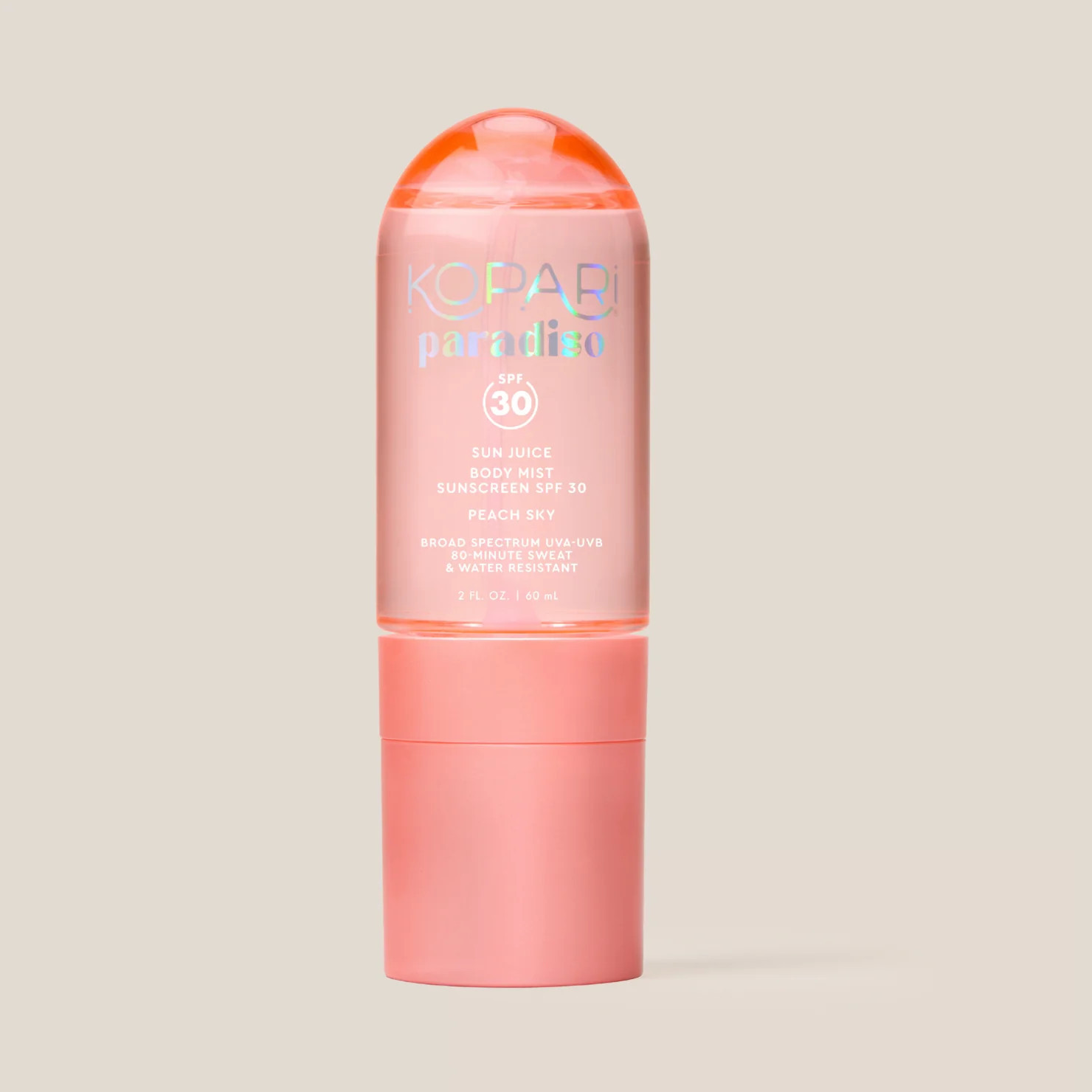 Peach Sky Sun Juice Body Mist Sunscreen SPF 30 | Kopari Beauty