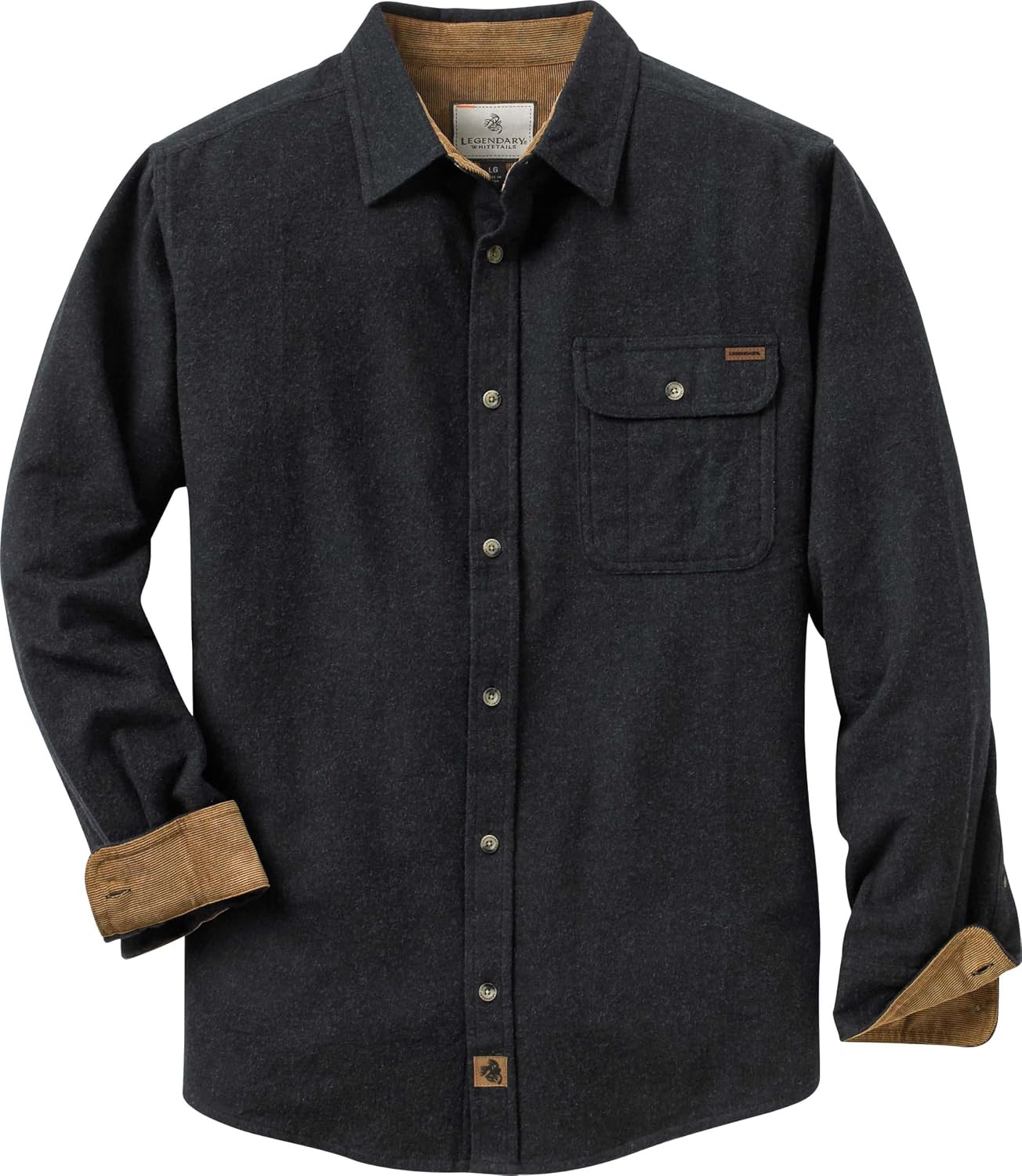 Legendary Whitetails Mens Flannel Long Sleeve Button Down 100% Cotton Shirt | Amazon (US)