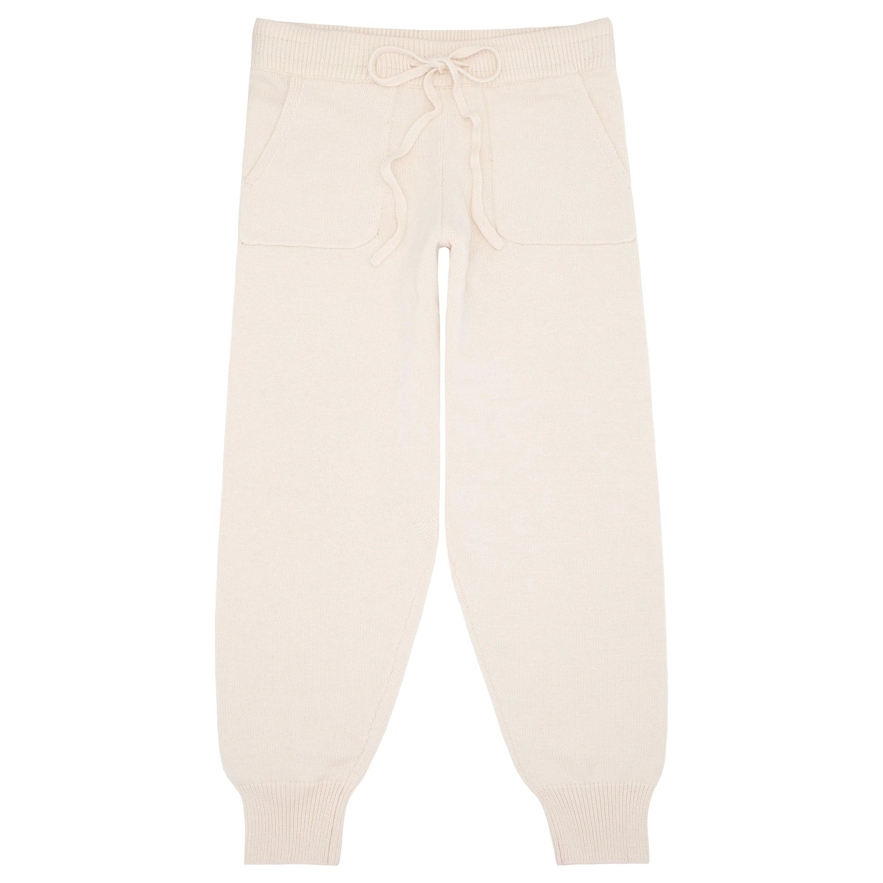 women's cream knit pant | minnow