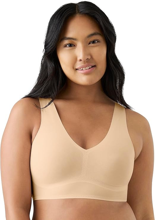 True & Co Women's Wide Strap Plunge Bralette | Amazon (US)