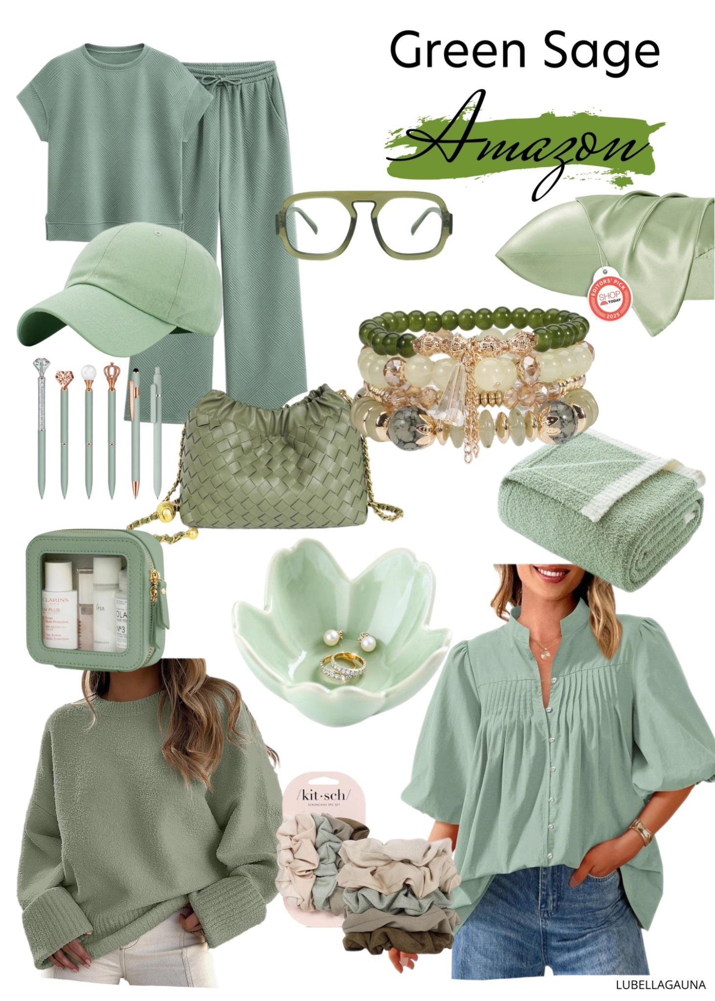 Green sage color from amazon
Dresses accessories bag jewelry sweaters two piece
 

#LTKootd #LTKdayinmylife #LTKgrwm