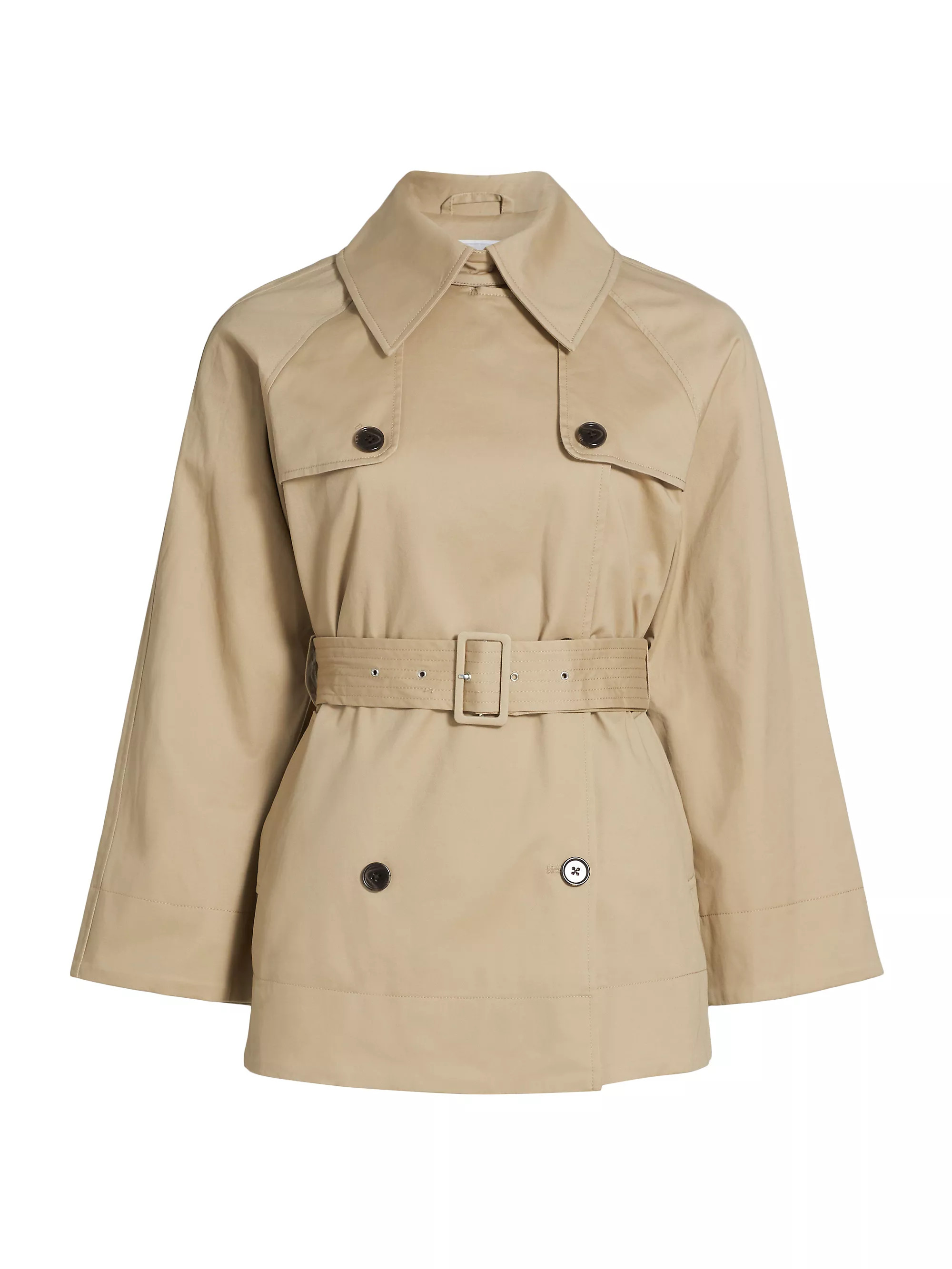 Lucien Cotton Gabardine Belted Trench Jacket | Saks Fifth Avenue