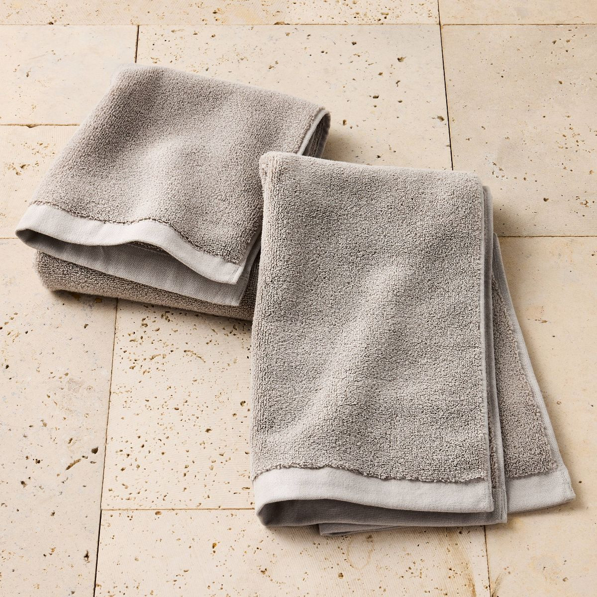 2pk Modal Hand Towel Gray - Casaluna™ | Target