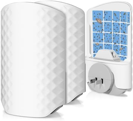 Flying Insect Trap for Indoors, Bug Killer Light Trap for Fruit Flies, Gnats, Moths, and Housefli... | Amazon (US)