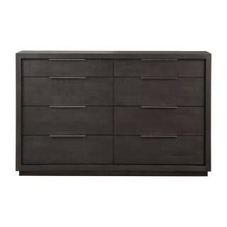 Modus Furniture Oxford 8-Drawer Basalt Grey Dresser 40 in. H x 64 in. W x 18 in. D-AZU582 - The H... | The Home Depot