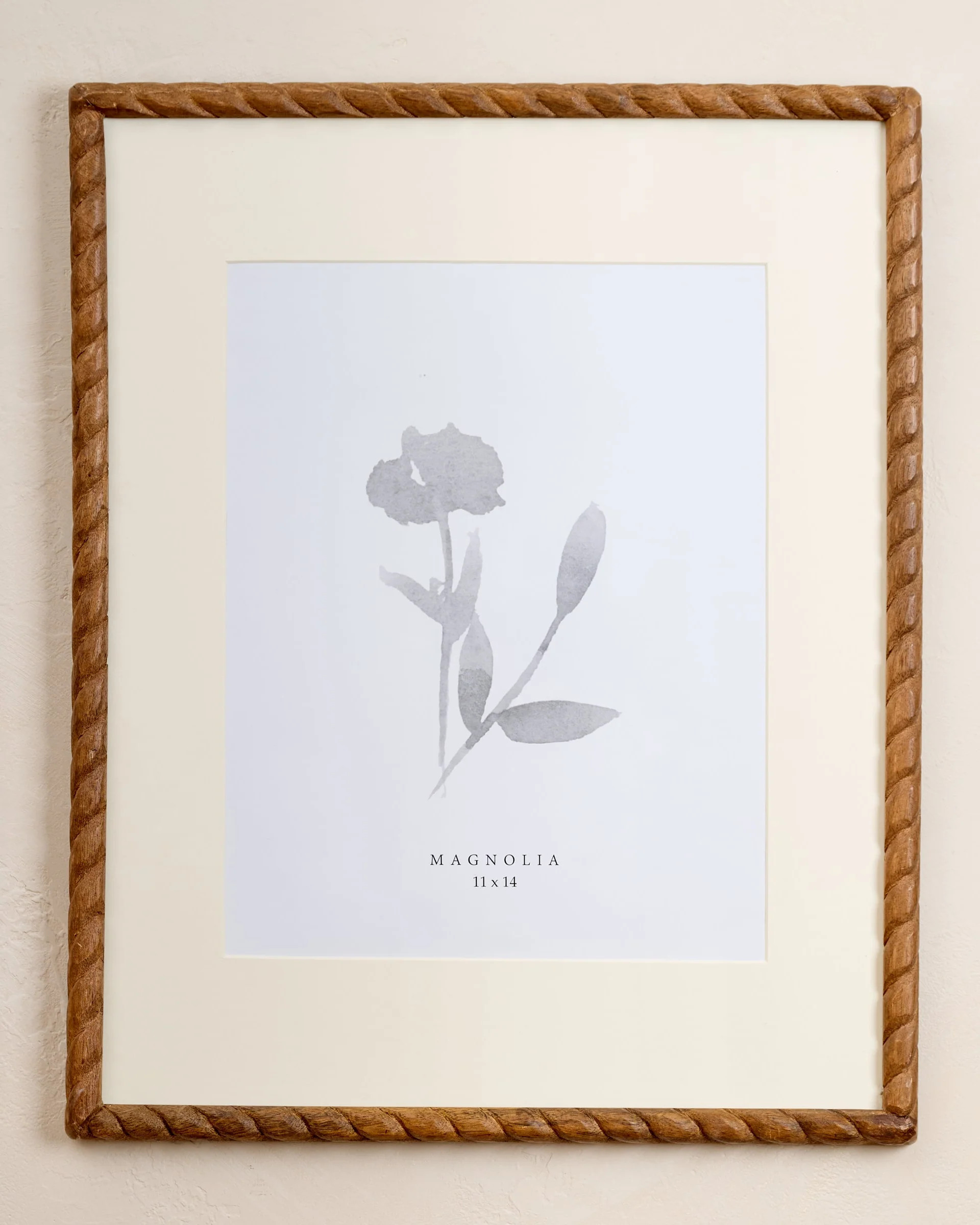 Turned Wood Wall Frame | Magnolia