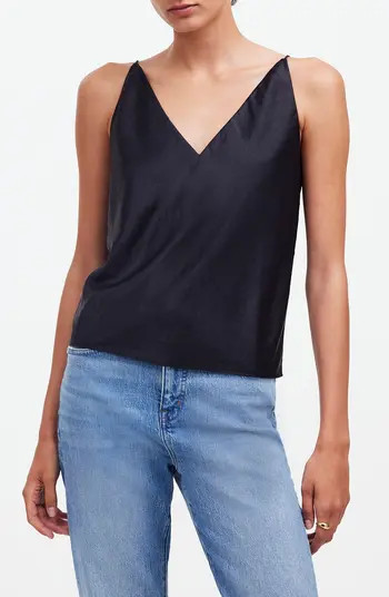 V-Neck Satin Camisole Top | Nordstrom Rack
