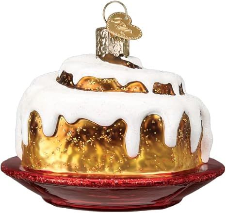 Old World Christmas Cinnamon Roll Glass Blown Ornament for Christmas Tree | Amazon (US)