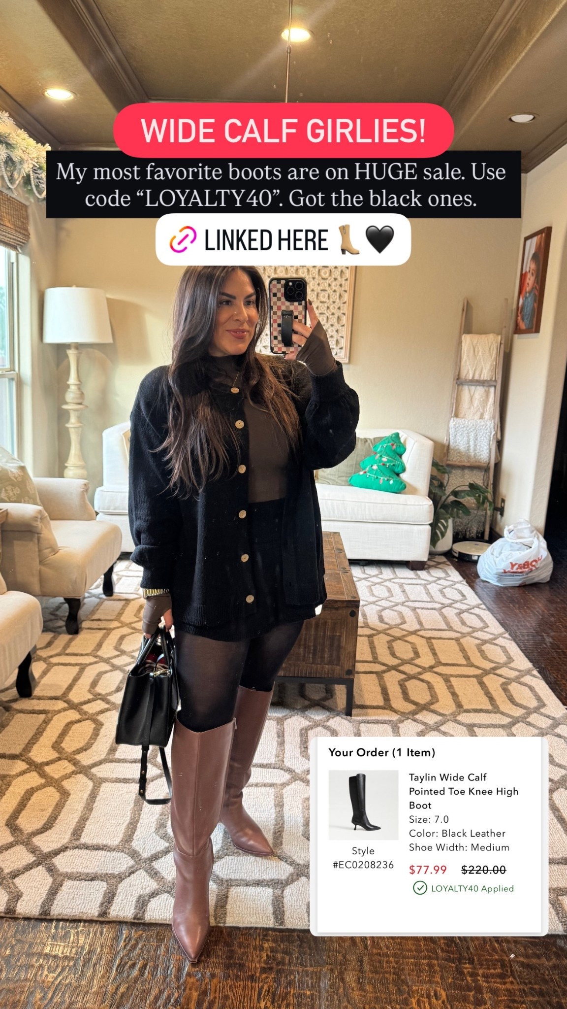 WIDE CALD GIRLIES!!! The boots off the season are on major sale! Love my brown pair so getting the black ones 

#LTKGiftGuide #LTKmomlife #LTKHoliday