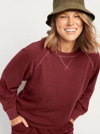 Vintage Specially Dyed Crew-Neck Sweatshirt for Women | Old Navy (US)