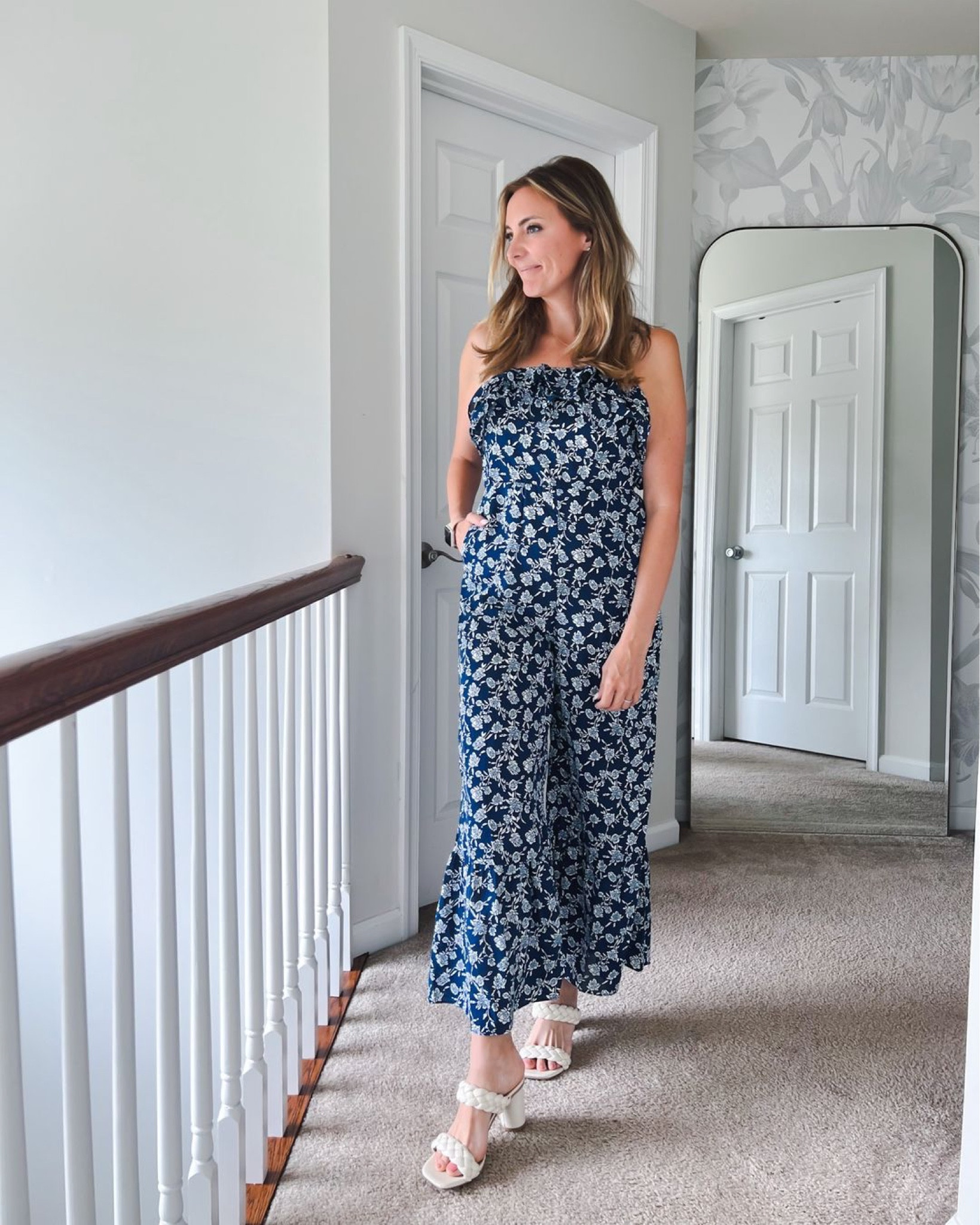 This romper is a little out of my comfort zone, but I have to say I think I'm sold!
I'm wearing a small and fit is TTS.

#LTKSeasonal #LTKunder50 #LTKstyletip