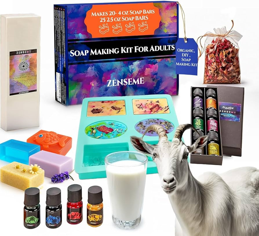 Soap Making Kit for Adults, Make Your Own Soap with Melt & Pour diy Natural Soap supplies; 6 Esse... | Amazon (US)