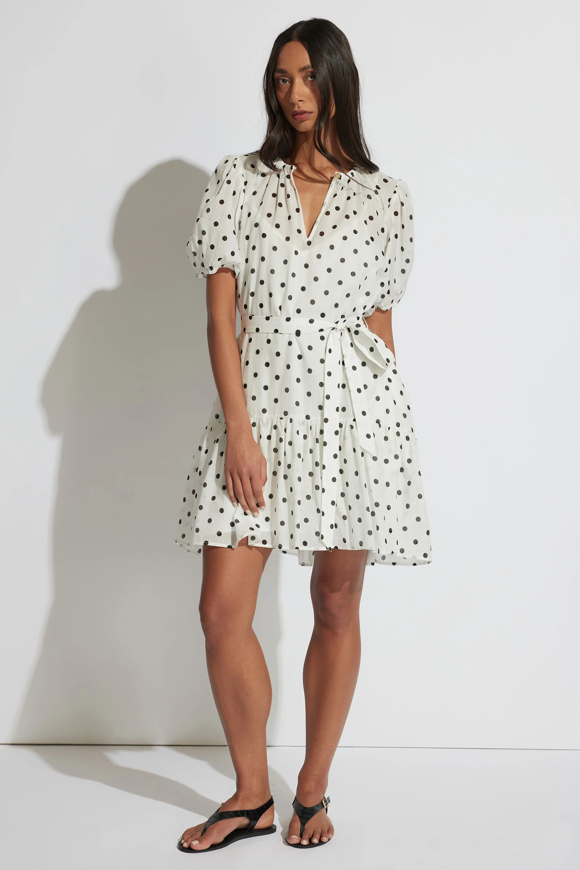Dalia Mini Dress - Polka Dot | DECJUBA