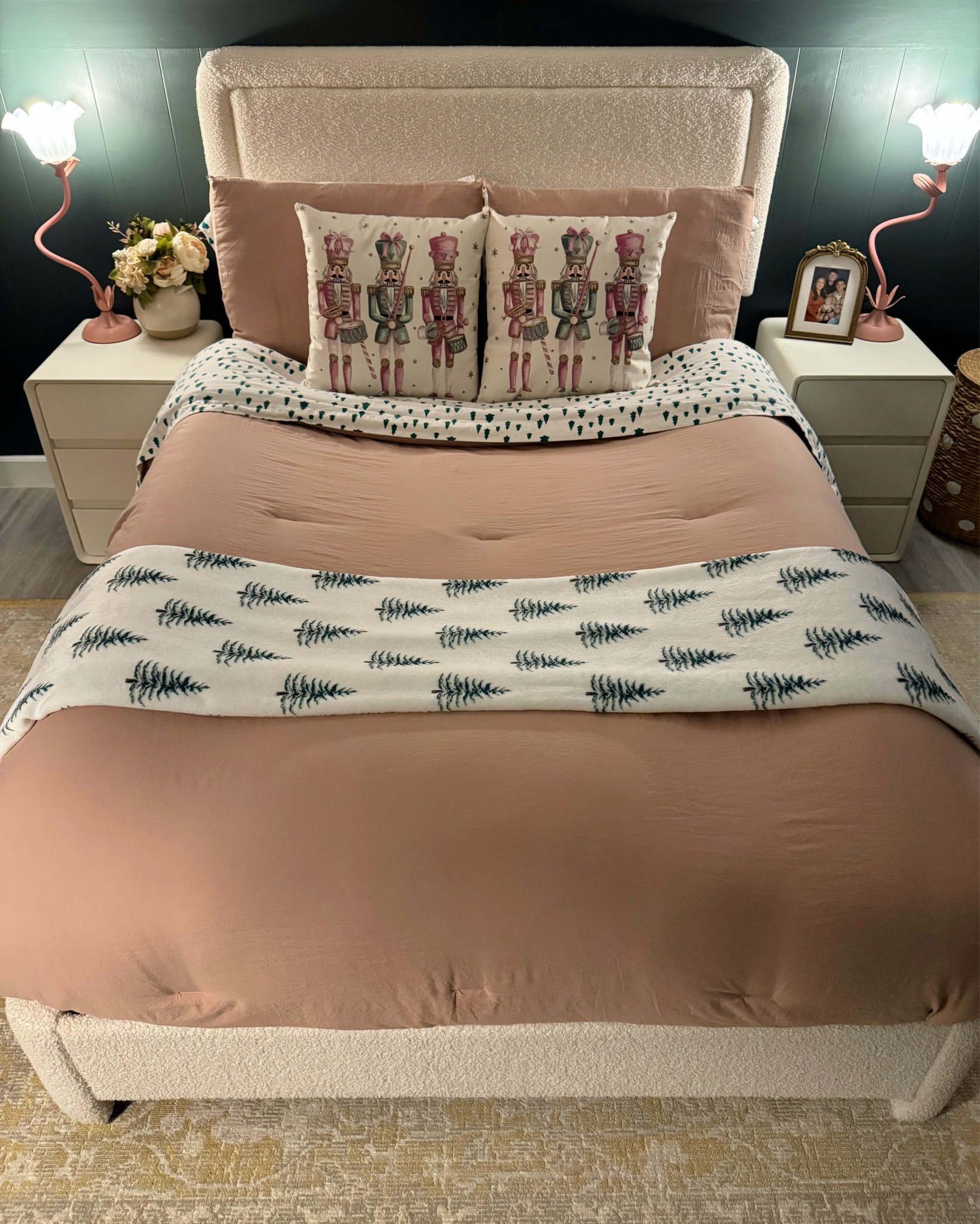 Added a little Christmas cheer to baileys room with some festive sheets, throw pillows and blanket. 🎄

#LTKSeasonal #LTKHome