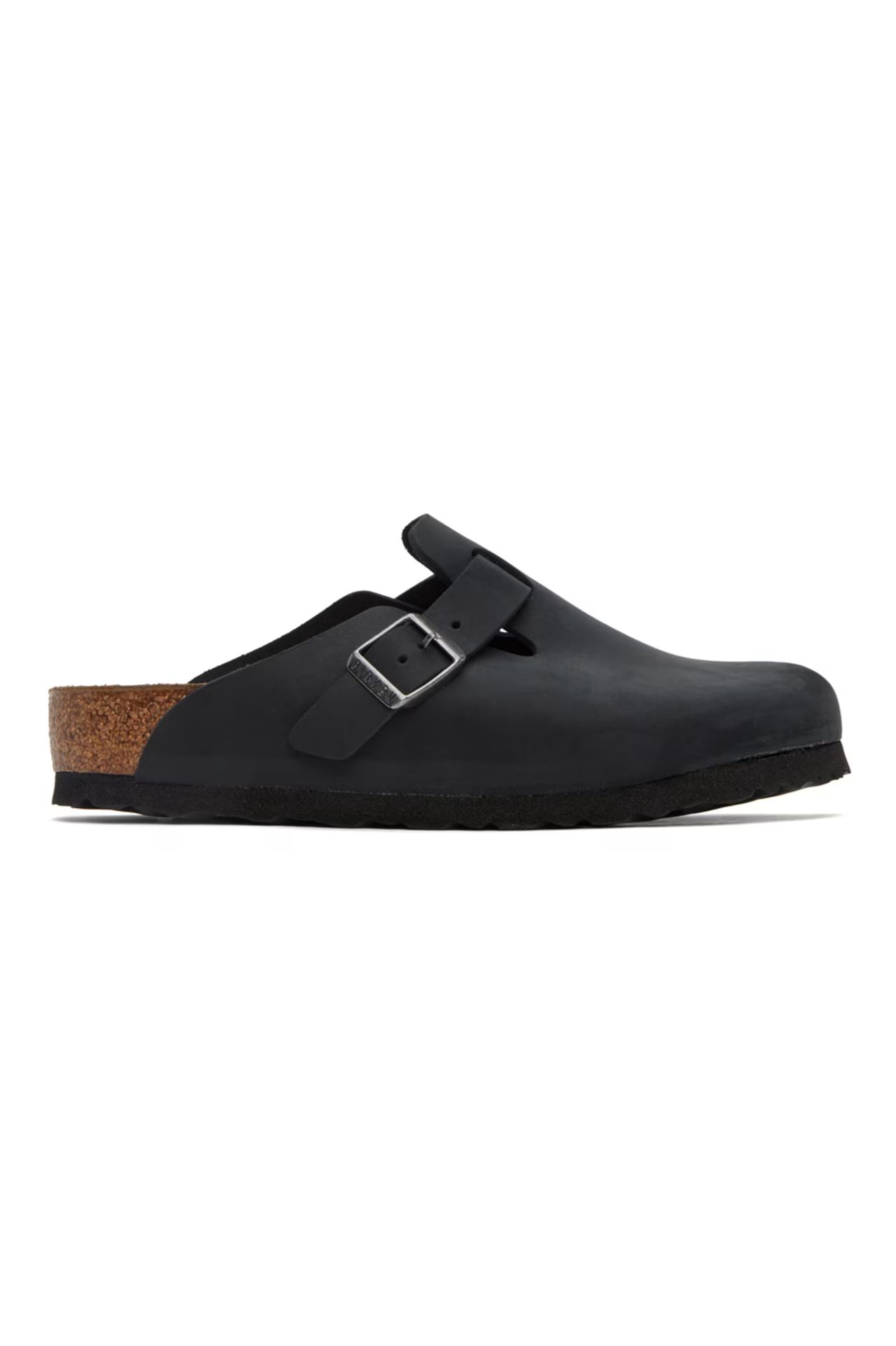 Birkenstock - Black Boston Loafers | SSENSE