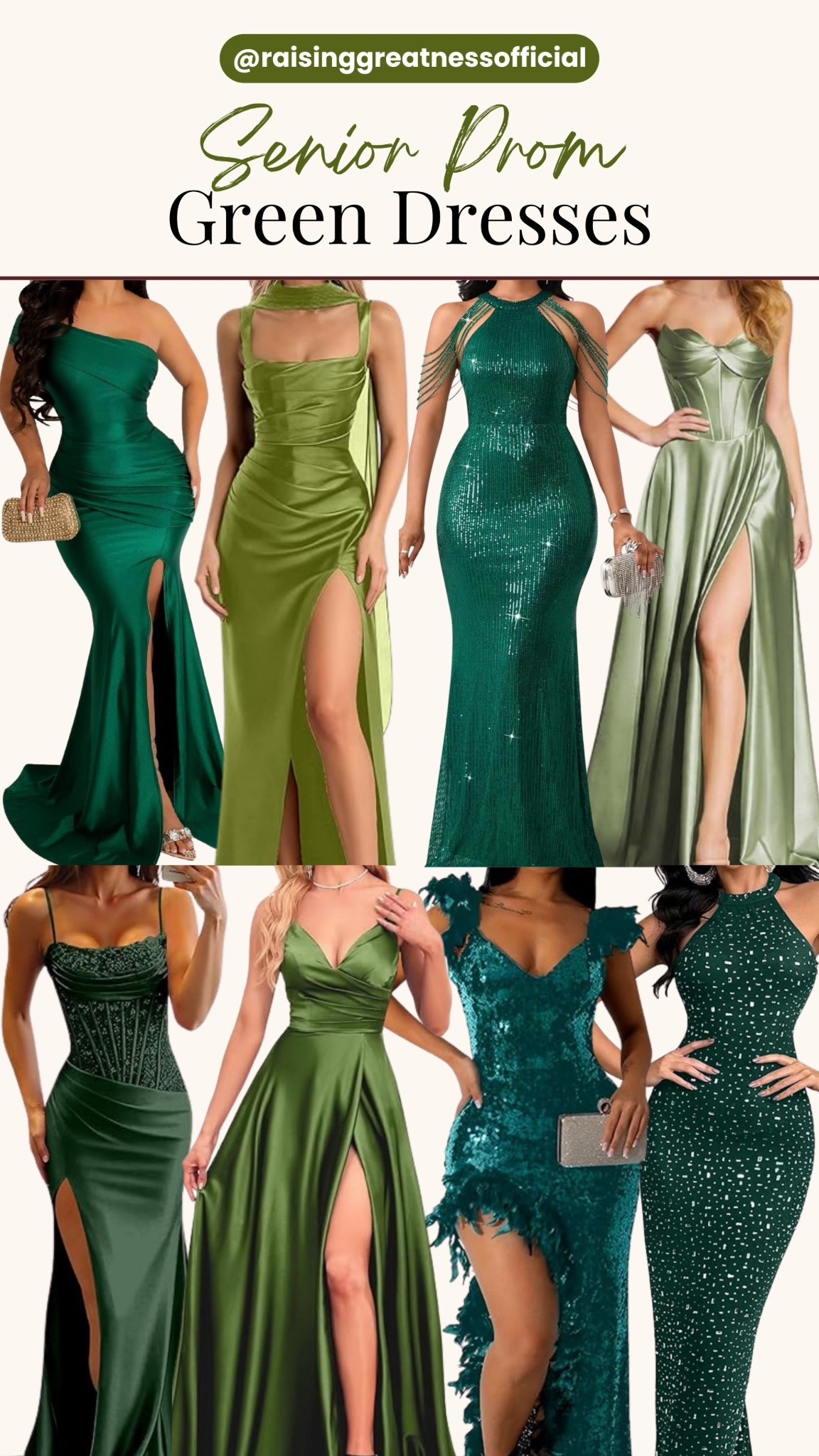 Make a statement at prom with beautiful green dresses that feel bold, elegant, and unforgettable. From satin finishes and fitted silhouettes to flowy and feminine styles, these green prom dresses are perfect for creating a confident and stunning look on your special night.

#PromDress #GreenDress #PromInspiration #PromStyle #FormalDress #AmazonFashionFinds #DressInspo #PromNight #ElegantStyle #PromOutfitIdeas

#LTKgrwm #LTKootd