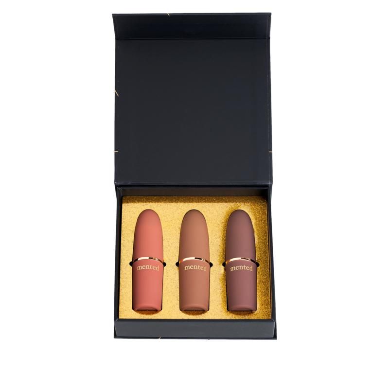Mented 3-piece Color Match Holiday Lip Set | HSN
