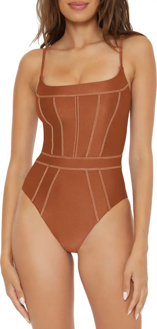 Color Sheen One-Piece Swimsuit | Nordstrom