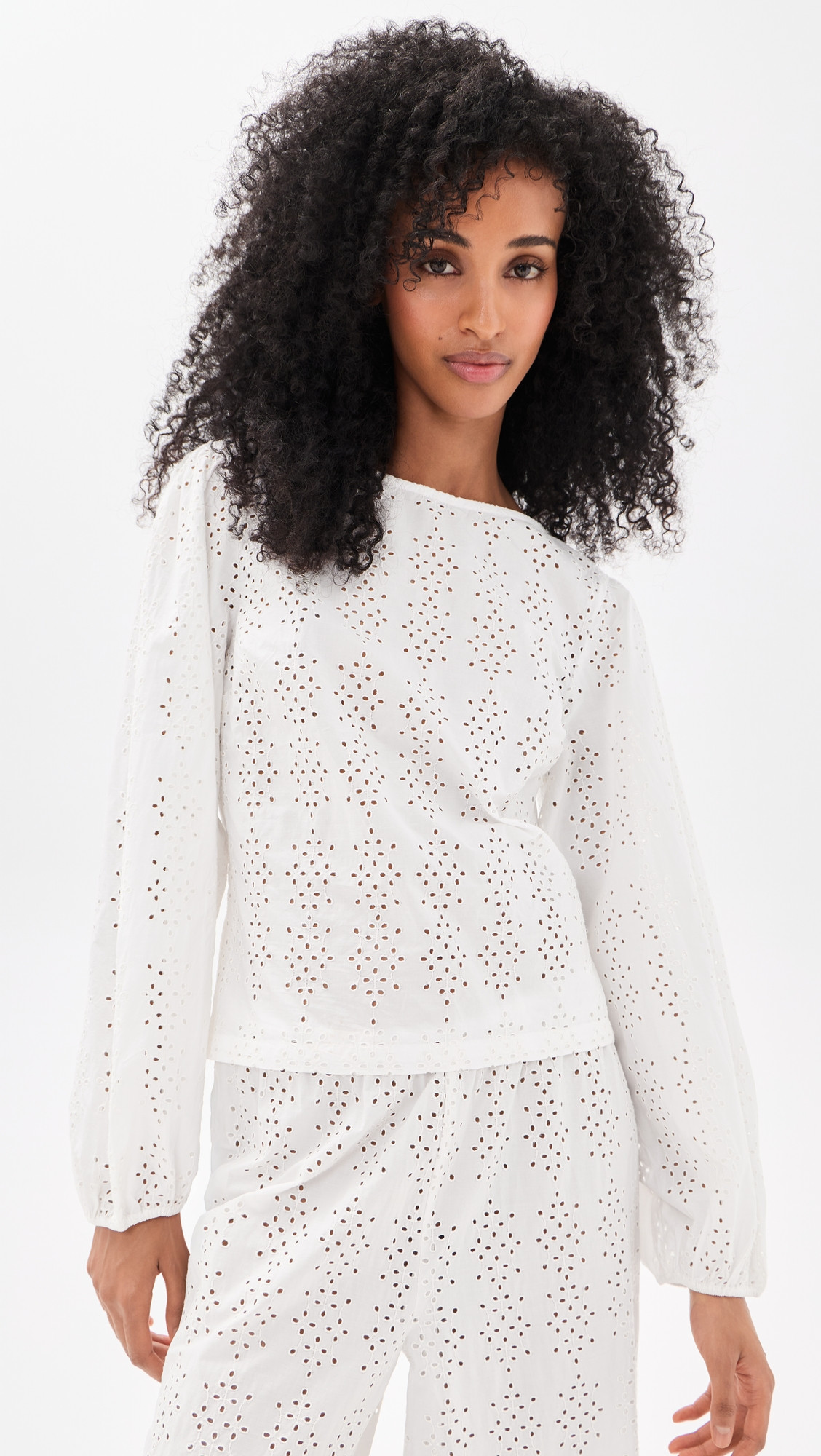 POSSE Harriet Blouse Vintage White L | Shopbop