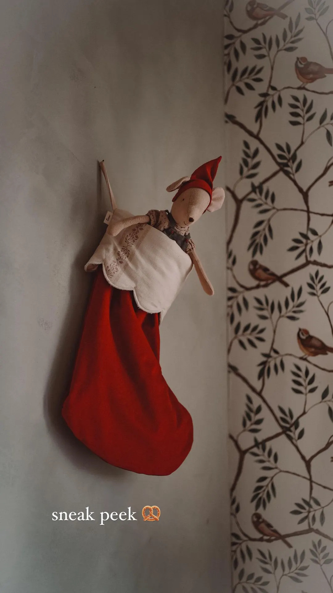 Christmas Stocking Personalized Embroidery Handmade Velvet Velour With Japanese Cotton Baby’s F... | Etsy (US)