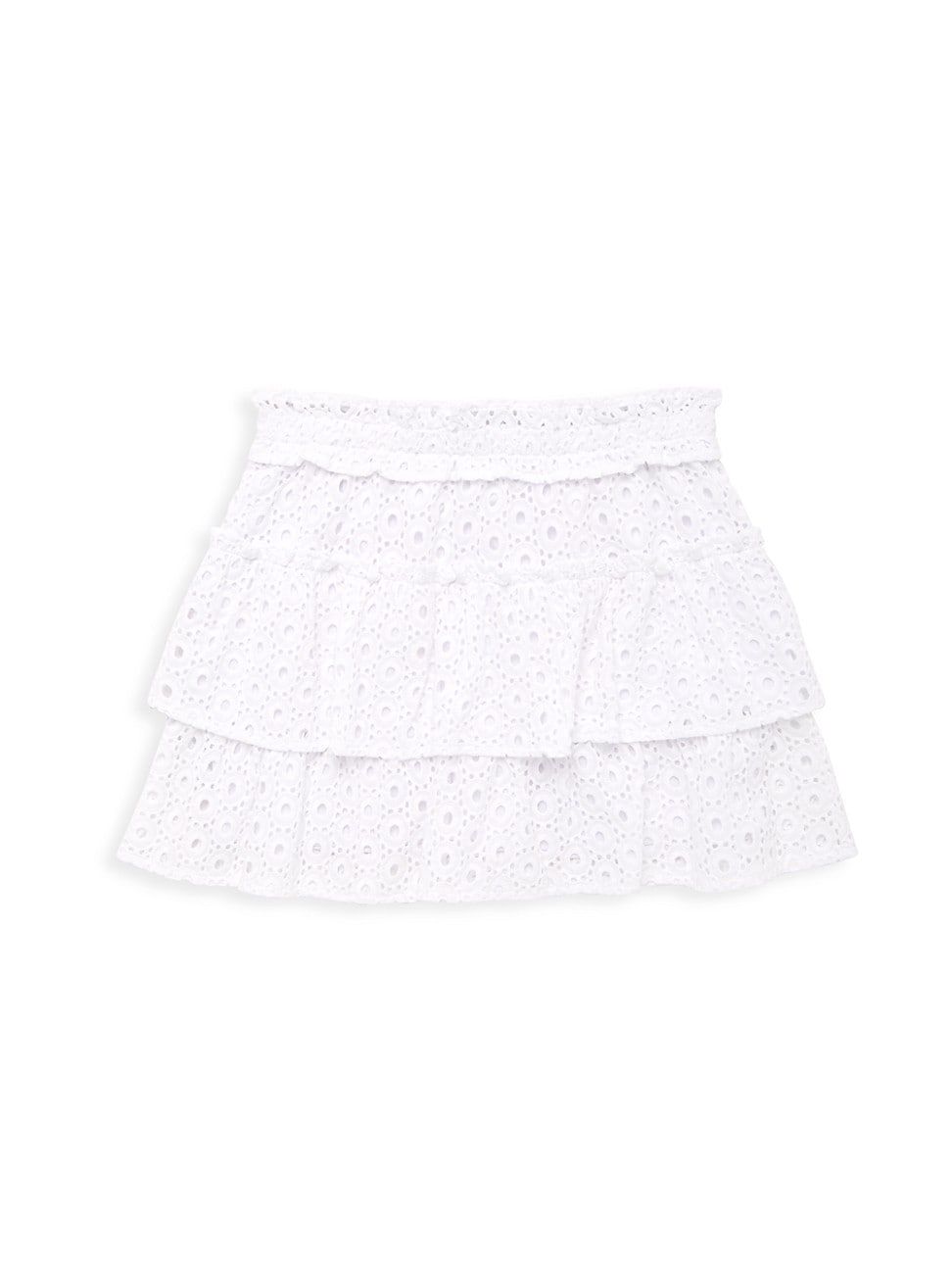 Little Girl's & Girl's Eyelet Skirt - White - Size 16 - White - Size 16 | Saks Fifth Avenue
