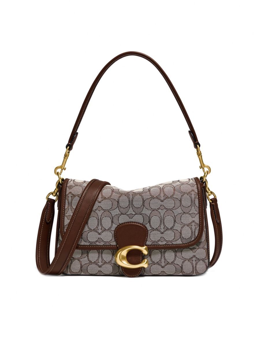 Tabby Signature Jacquard Shoulder Bag | Saks Fifth Avenue