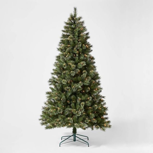 7.5ft Pre-lit Artificial Christmas Tree Full Virginia Pine Clear Lights with AutoConnect - Wonder... | Target