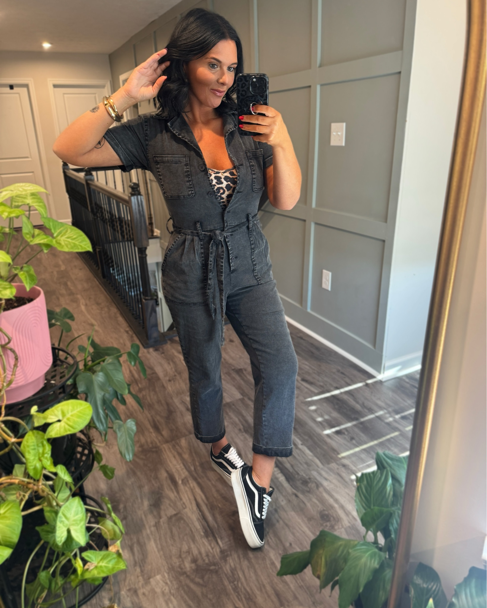 Jumpsuit with leopard flair. 🐆🖤

Couldn’t link the jumpsuit, as I purchased it from a local boutique so I linked similar ones! 

Leopard brami is from @pebbyforevee- unable to link but add a similar one! Pebbys are my favorite bramis. 

#jumpsuit #edgystyle #ohio #style #vans
#falloutfit
#ootd
#edgyoutfit

#LTKStyleTip #LTKMidsize #LTKShoeCrush