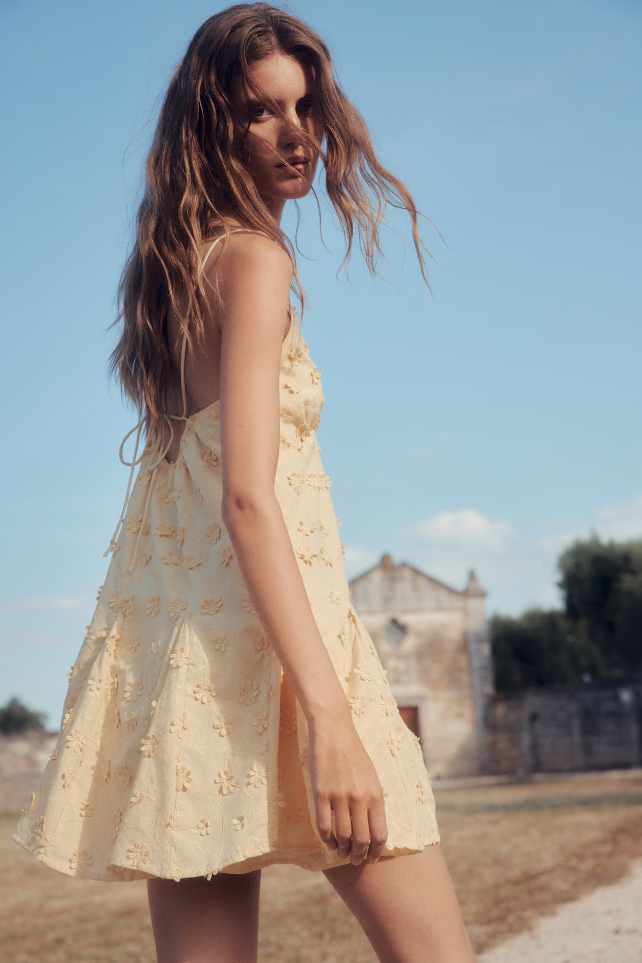 Appliquéd Cotton Dress | H&M (US + CA)