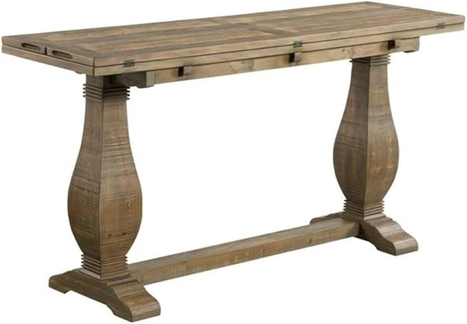Martin Svensson Home Napa Sofa Console Table, Modular Flip Top Dining or Accent, Solid Natural Wo... | Amazon (US)