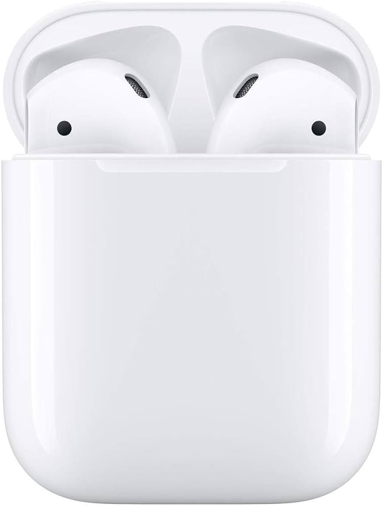 Apple AirPods (2nd Gen) Wireless Ear Buds + Lightning Charging Case + Lightning to USB Cable + 1 ... | Amazon (US)