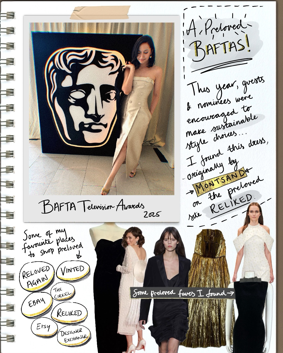 A PRELOVED BAFTAS 🏆 This year’s BAFTA dress code was ‘Sustainable Style’ - I found this gorgeous Montsand dress on Reliked (via eBay) but there were MANY more contenders for best dress in my online shopping basket 😬🛒 I’ve linked all the other preloved & Vintage red carpet dresses I was (and still am!) considering. #preloved #sustainable #ebayuk #vintage #ebayfinds

#LTKdresses #LTKuk #LTKpartywear