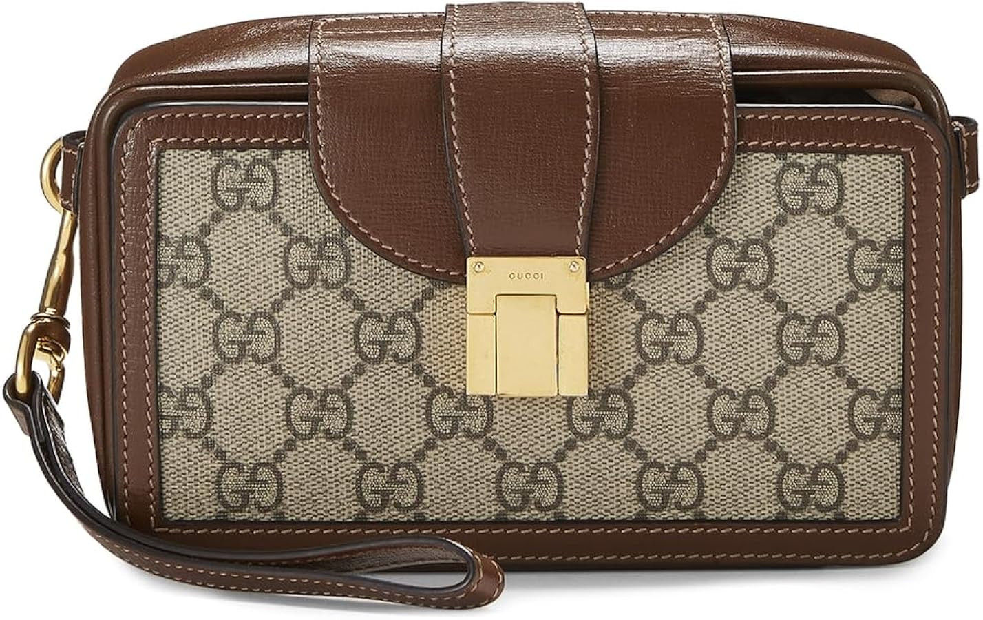 WHAT GOES AROUND COMES AROUND Women's Pre-Loved Gucci Coated Canvas Bag | Amazon (US)