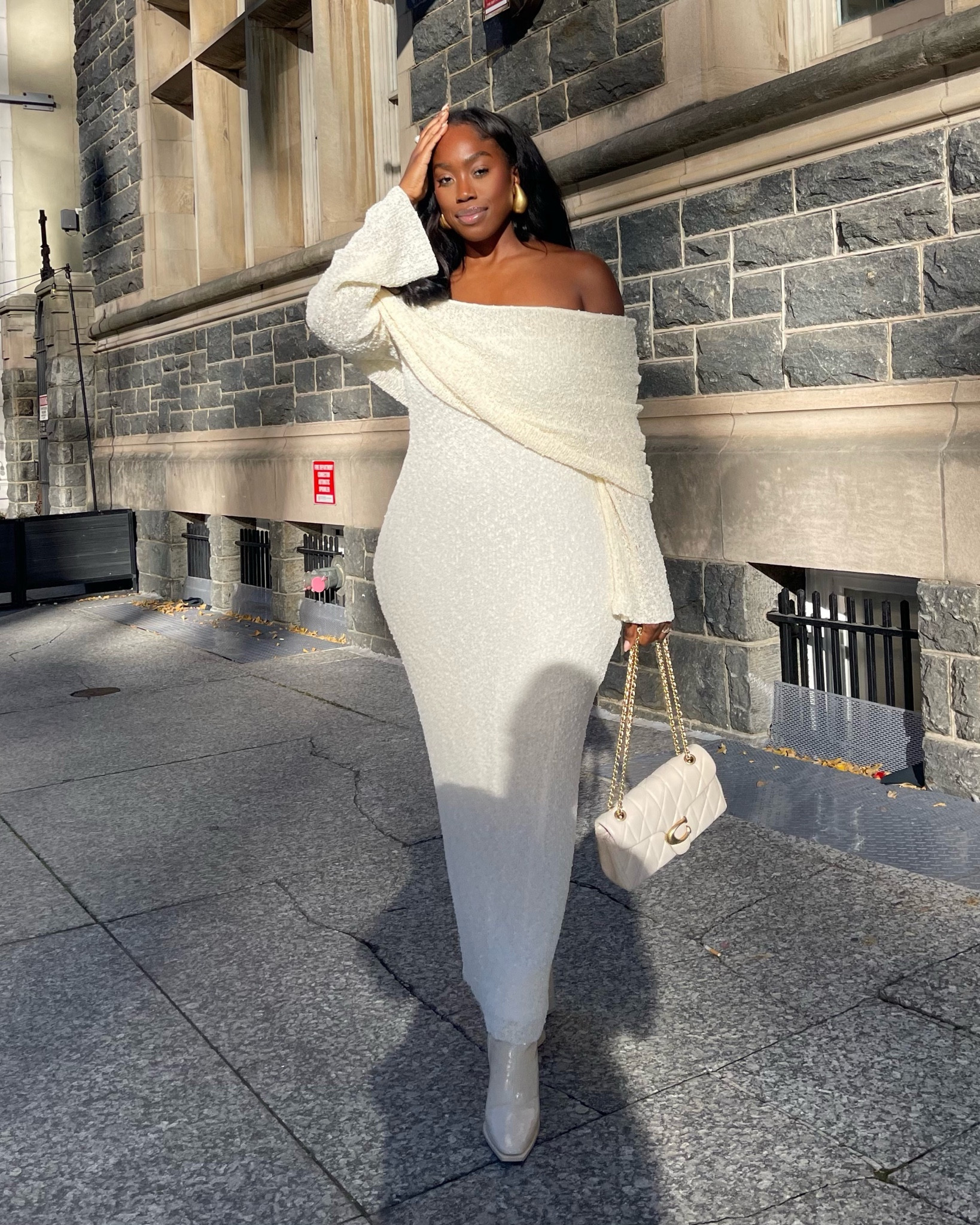 Winter OOTD ✨🎄 love this Meshki dress! Wearing a size L

#LTKstyletip #LTKmidsize #LTKSeasonal