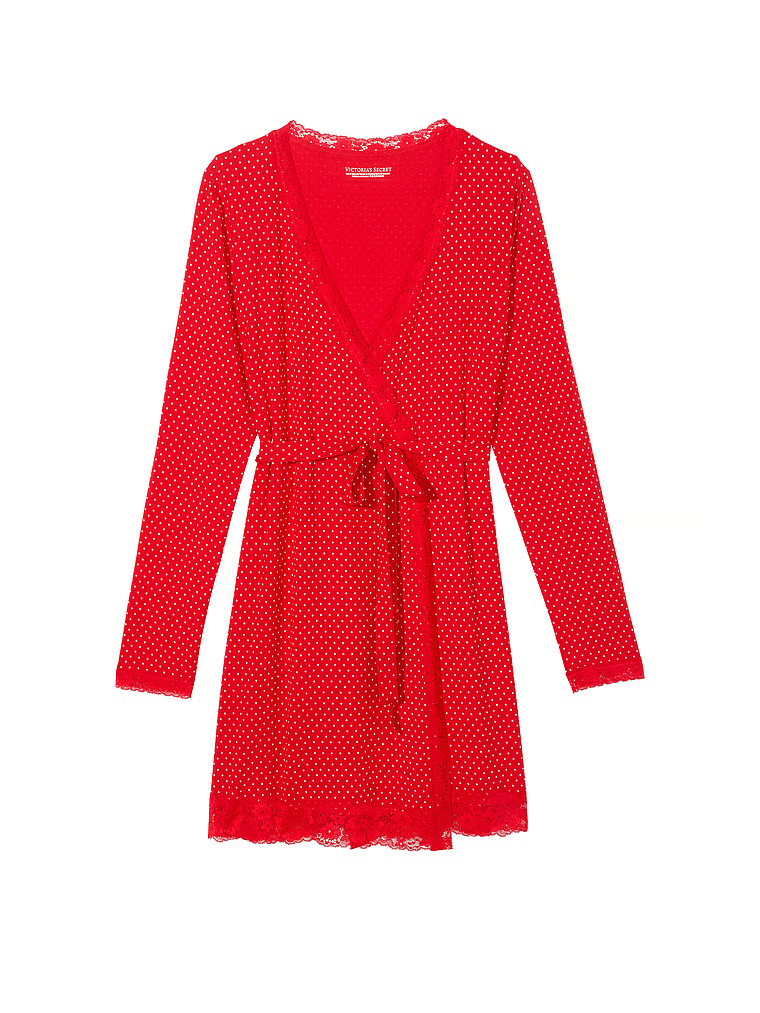 Modal Lace-Trim Robe | Victoria's Secret (US / CA )