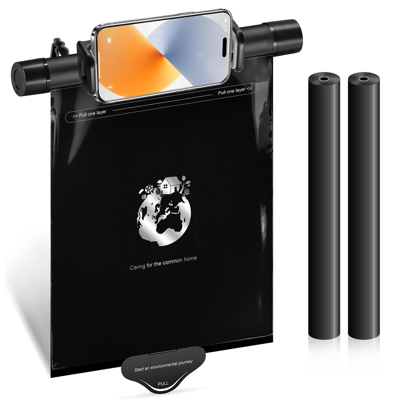 AnTomTrash Can for Car,Mobile Phone Stand Trashcan,Car Garbage Bag Hanging, Car Accessories Hangi... | Walmart (US)