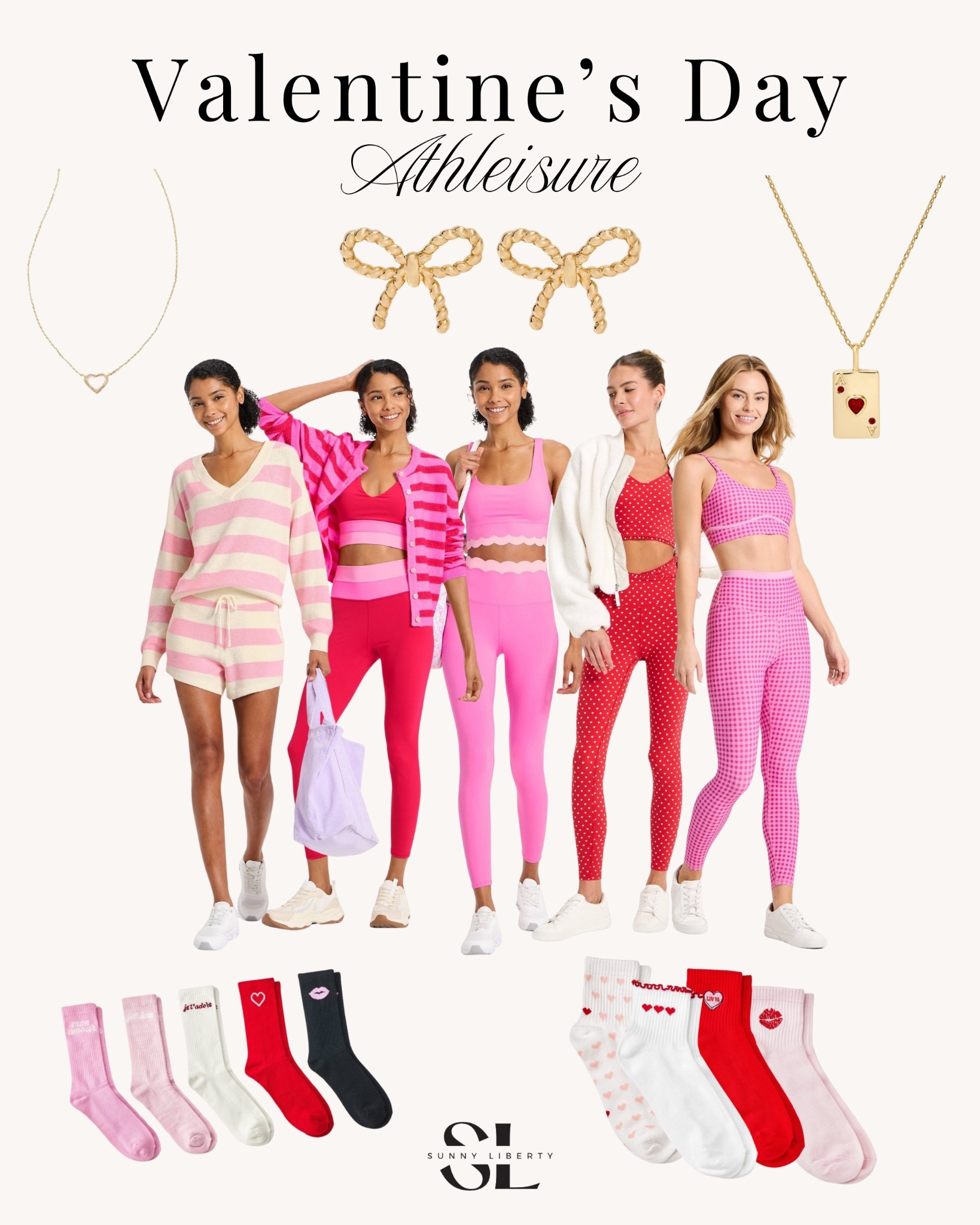 Valentine’s Day athleisure styles 🩷


seasonal | sahm outfits | Valentine’s Day | pink and red | what to wear | vday | workout set | matching set | crew socks |jewelry | valentines gifts | galentines 

#LTKmomlife #LTKHoliday #LTKSeasonal