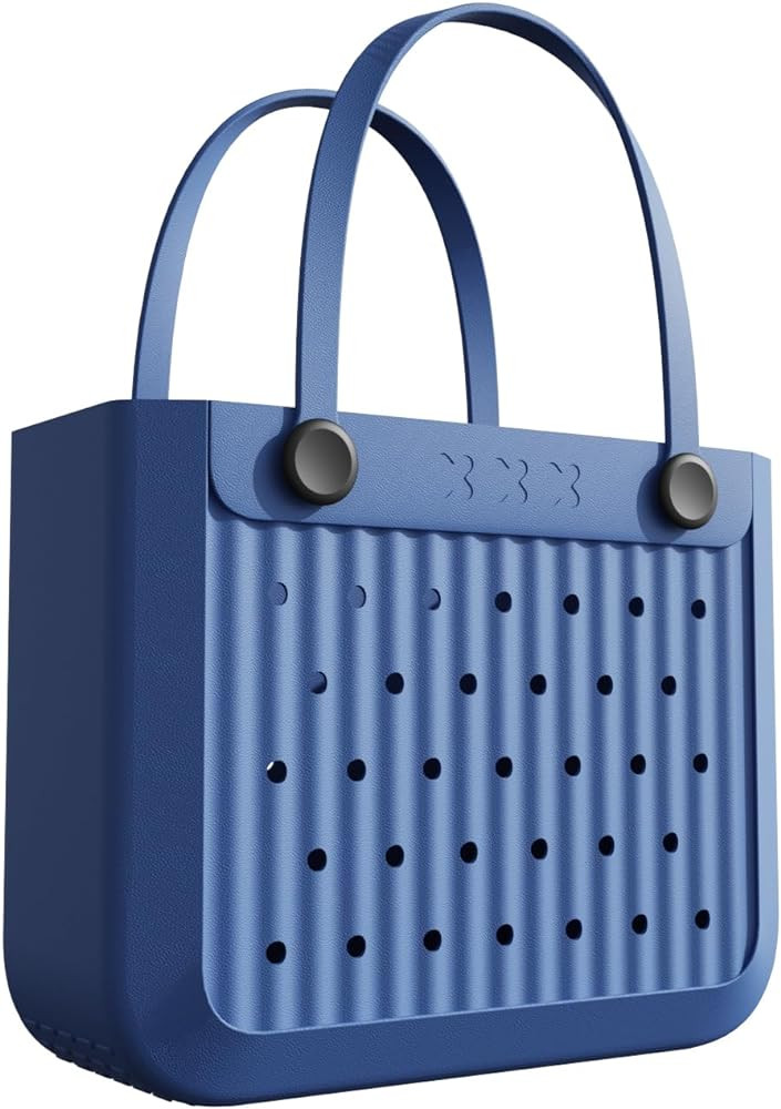 Rubber Beach Tote Bag, Waterproof and Washable Beach Bags for Women, Large Travel Eva Handbags fo... | Amazon (US)