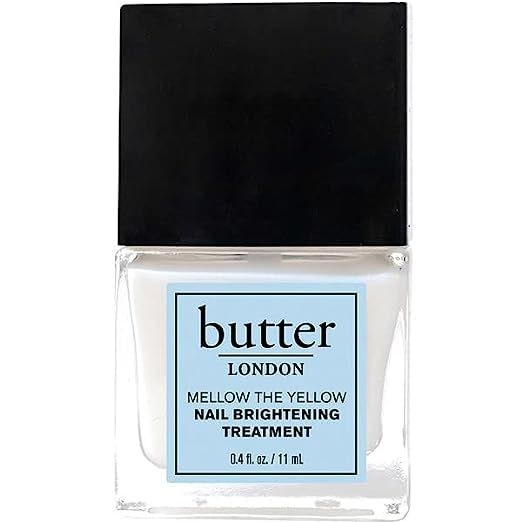 butter LONDON Mellow The Yellow Nail Brightening Treatment, Exfoliates Dry Nails, Vitamin E, Lemo... | Amazon (US)