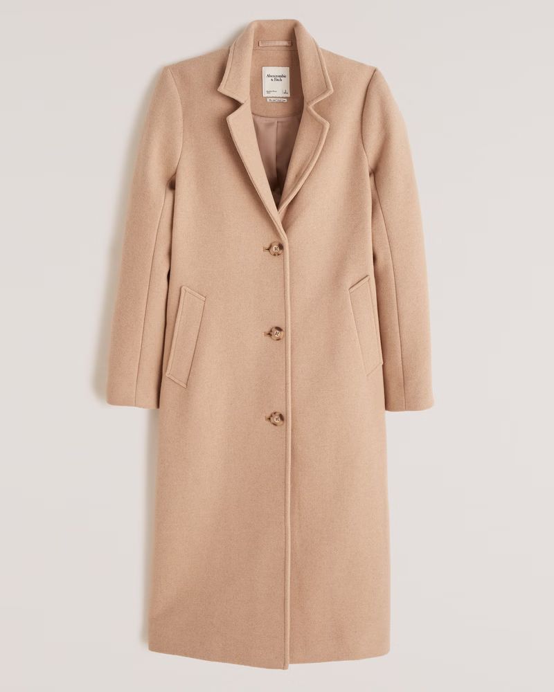 Calf-Length Dad Coat
					



		
	



	
		Exchange Color / Size
	


	

	

	
		


  Was $240, now ... | Abercrombie & Fitch (US)