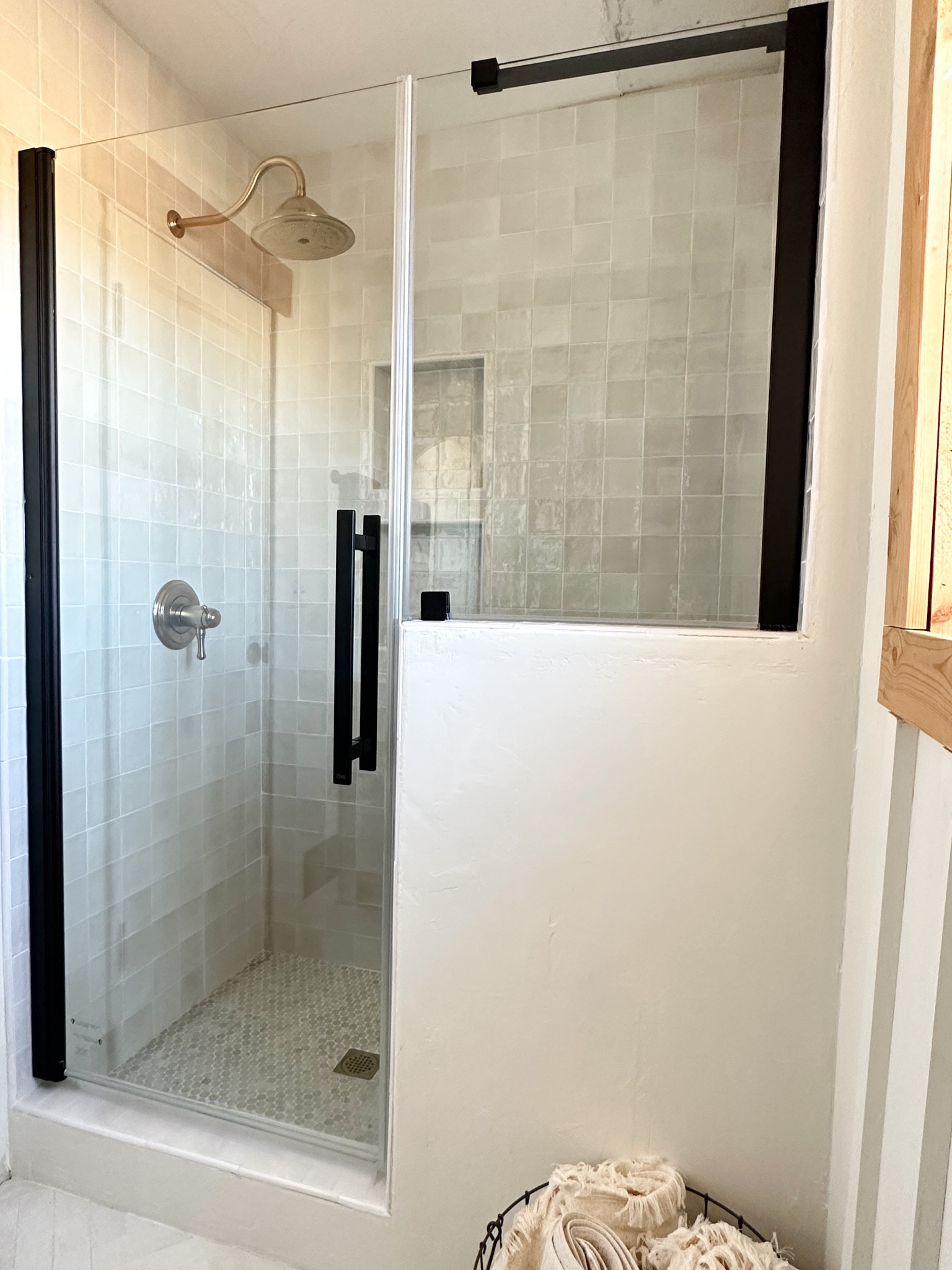 Part 2 of the bathroom renovation- the shower 😍

#LTKhome