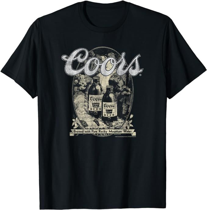 Coors Classic Beer Banquet Vintage Style T-Shirt | Amazon (US)