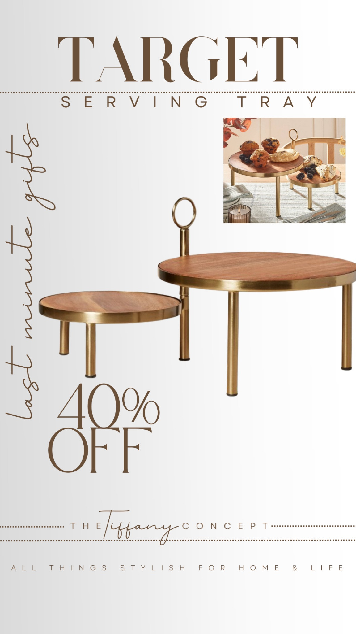 Are you hosting this season? Or just need a chic gift for the host in your life? this layered serving tray is gorgeous and so helpful! Not only does this serving try look good and is so useful the price right now is unbeatable! On a crazy great sale right now. Place your order for pickup TODAY at your nearest TARGET

#LTKParties #LTKGiftGuide #LTKSaleAlert