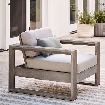 Portside Outdoor Lounge Chair | West Elm (US)