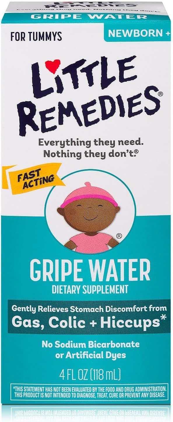 Little Remedies Gripe Water-No Alcohol, Sodium Bicarbonate, Artificial Color & Gluten Free-Safe for  | Amazon (US)