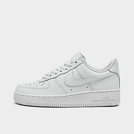 Women's Air Force 1 '07 LE Casual Shoes in White/White Size 8.0 Leather/Lace by Nike | JD Sports (US)