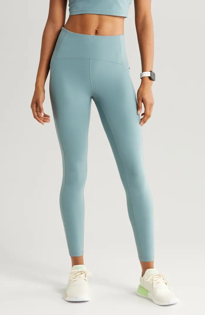 Zella Studio Luxe High Waist Pocket 7/8 Leggings | Nordstrom | Nordstrom