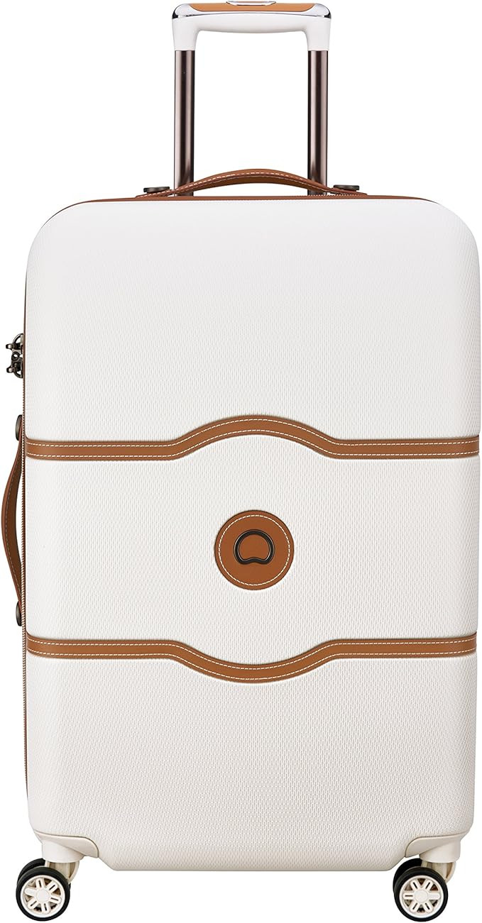 DELSEY Paris Unisex Adults Chatelet Air Hardside Luggage with Spinner Wheels, Champagne White, Ch... | Amazon (US)
