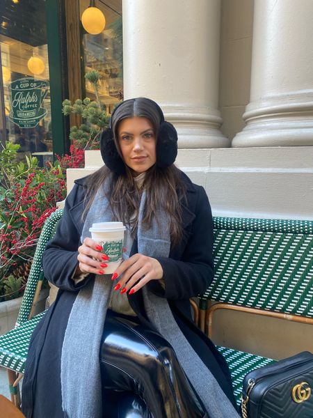 Coffee shop ootd, nyc outfit, nyc winter outfit, winter outfit, winter ootd, street style

Sized up one size in the coat 
SJOHNSON40 for 40% off boots

#LTKHoliday #LTKstyletip #LTKSeasonal