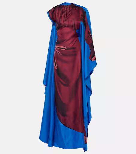 Senvu trompe l'œil silk twill gown | Mytheresa (US/CA)